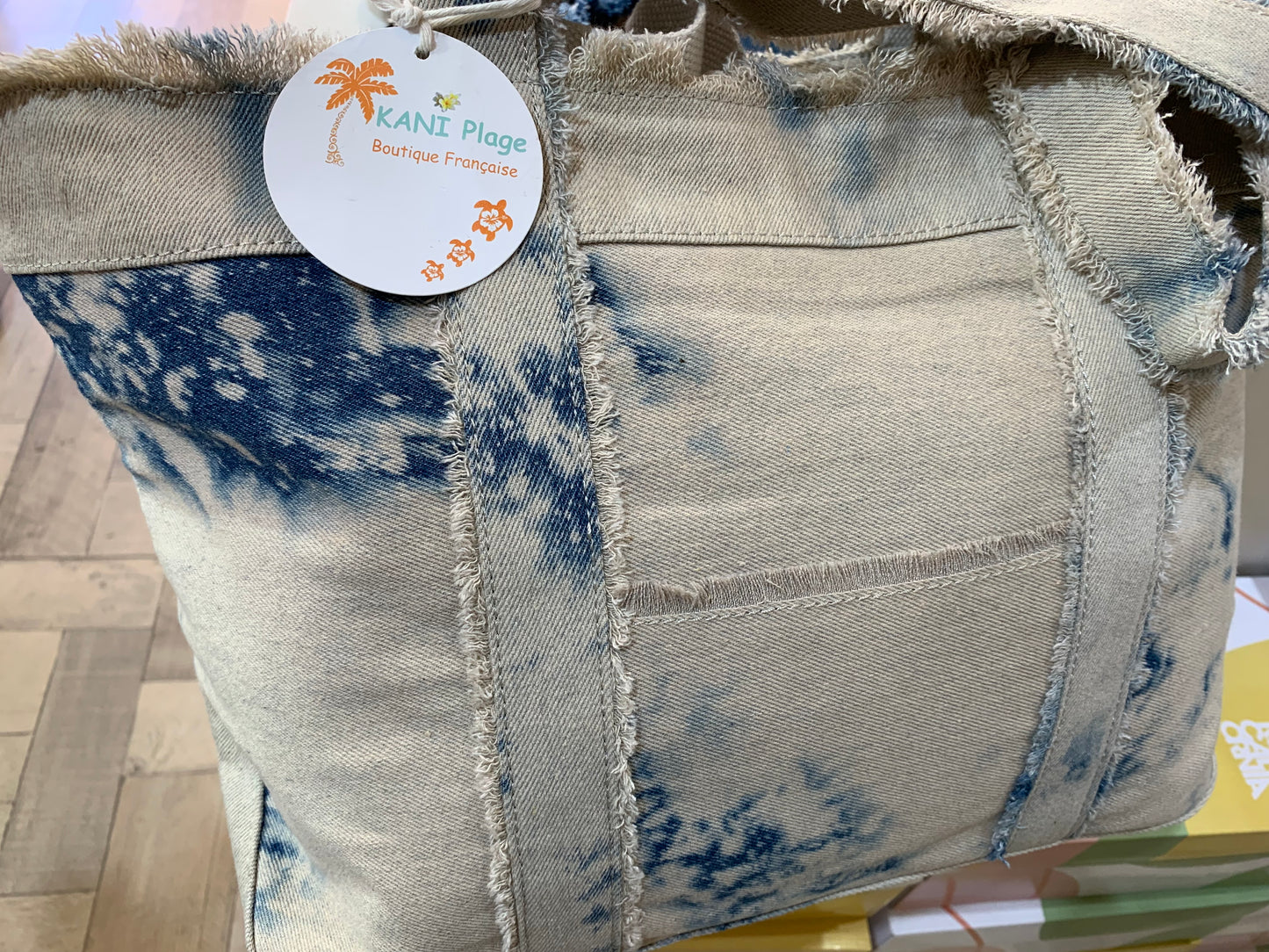 Sac Tie and dye jean