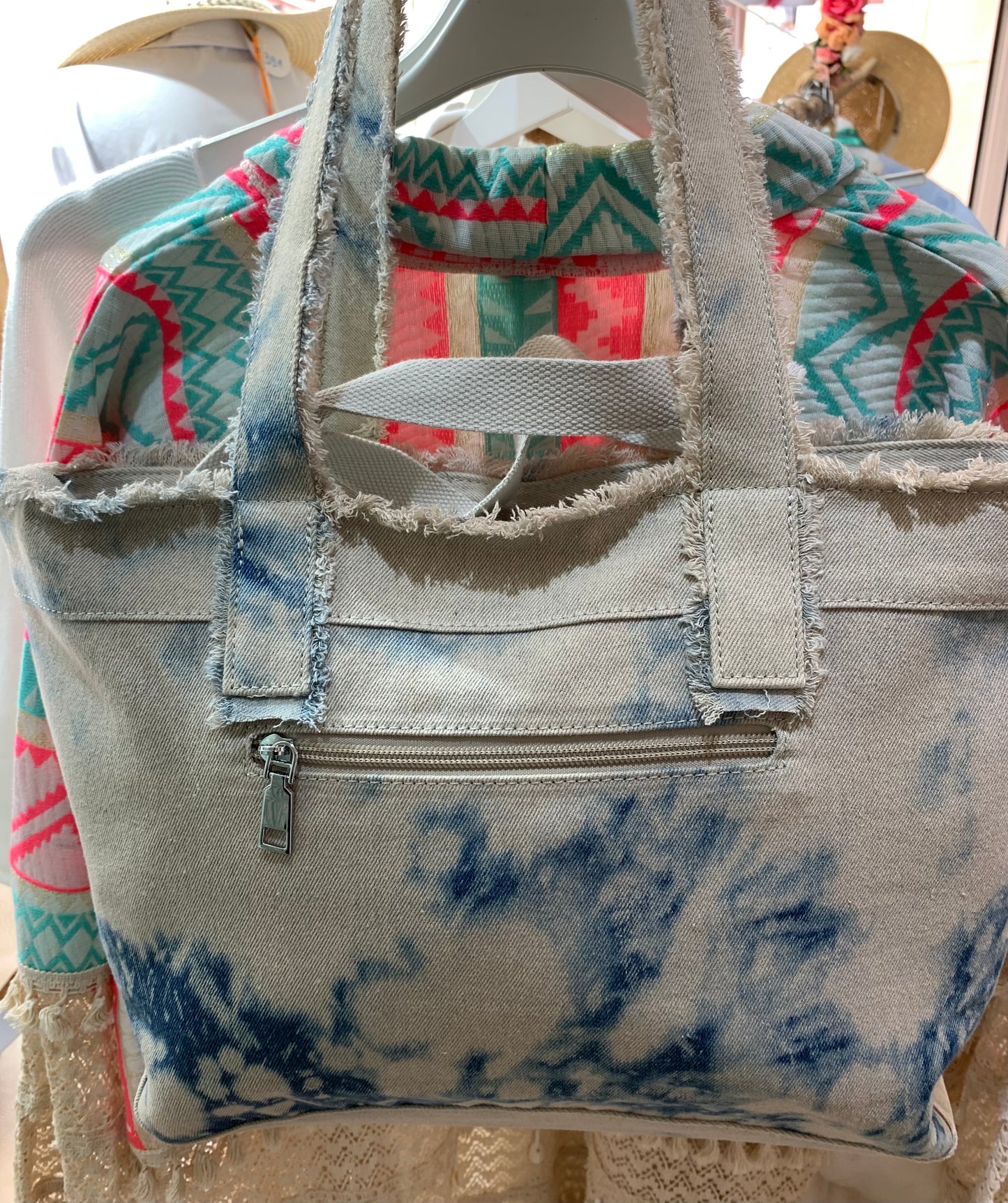 Sac Tie and dye jean