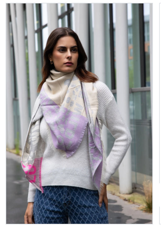 Ab Écharpe triangle Wild Love