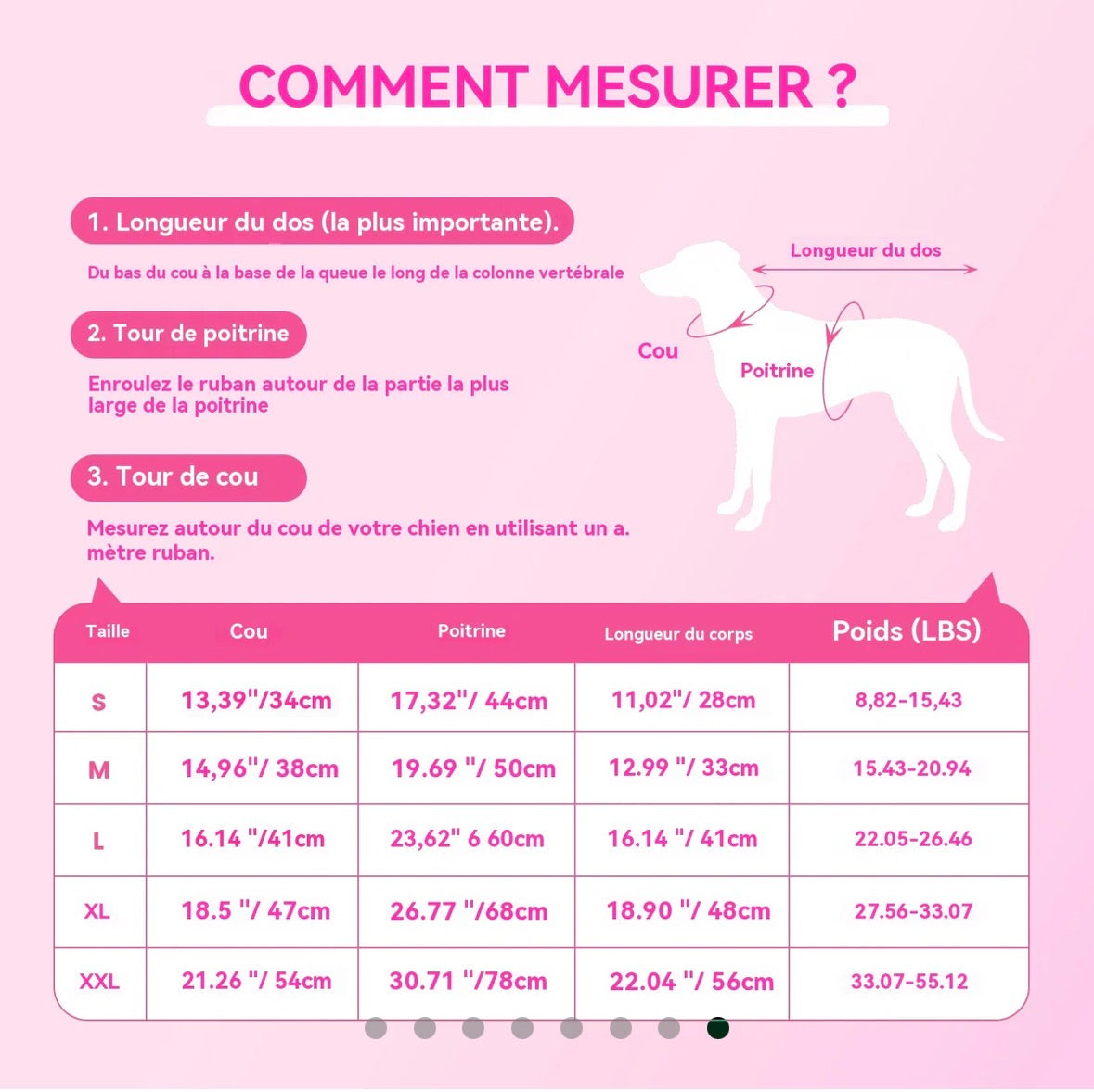 Imperméable connecté irisé pour chiens