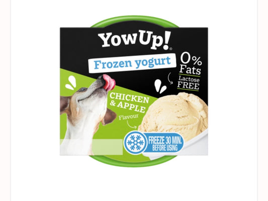 Yaourt glacé au poulet-pomme