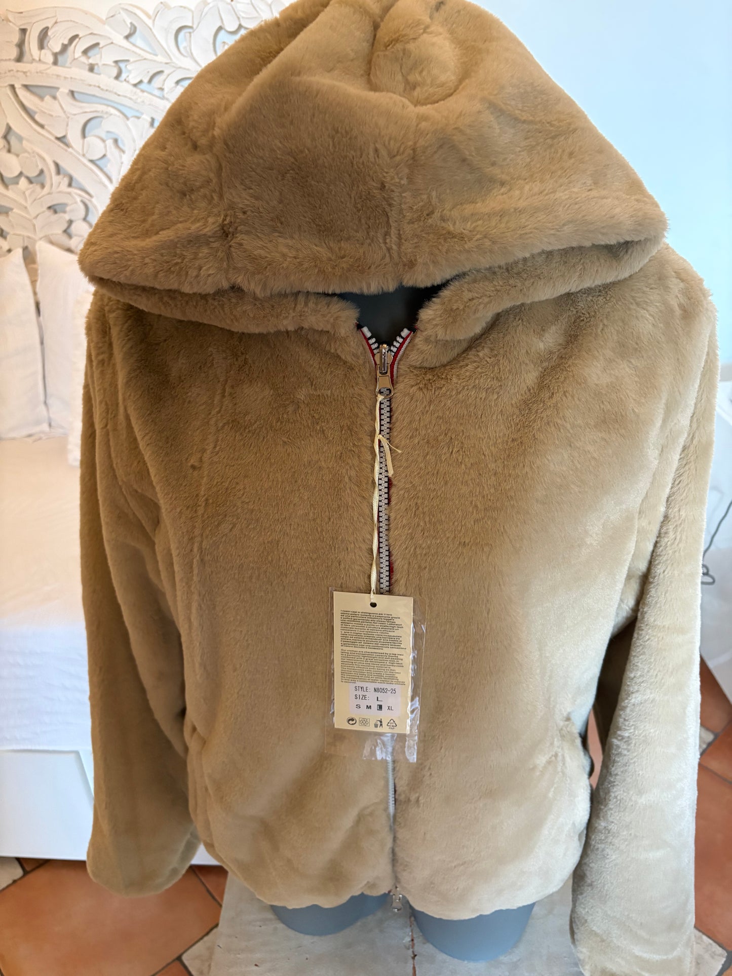 Blouson dorée réversible