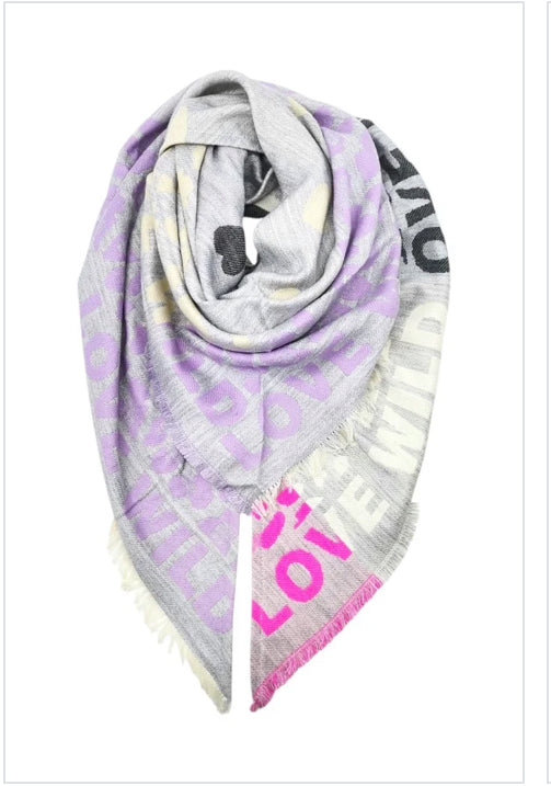 Ab Écharpe triangle Wild Love